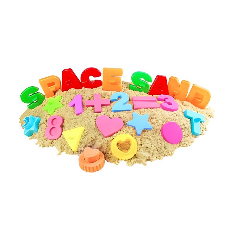 موشن ساند - مجموعة حقيبة تشكيل الحروف والأرقام بالرمل