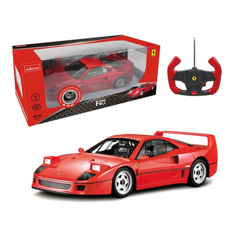 راستار - سيارة فيراري إف 40 التحكم عن بعد لون أحمر