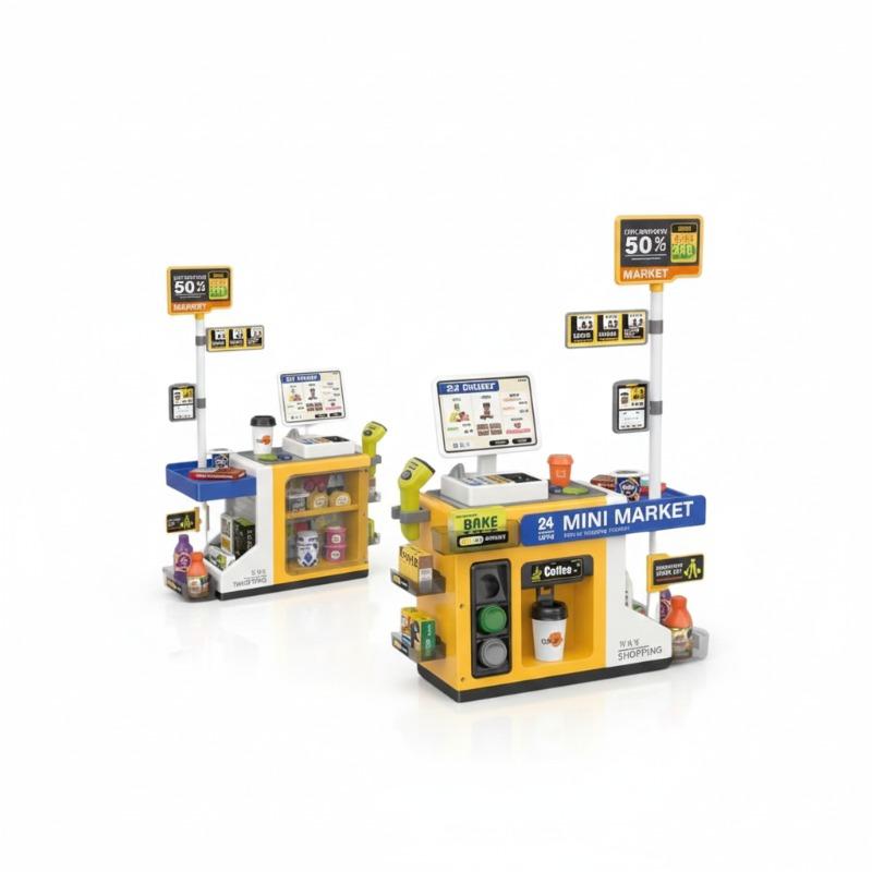مجموعة لعب السوبر ماركت للأطفال من تويزاير