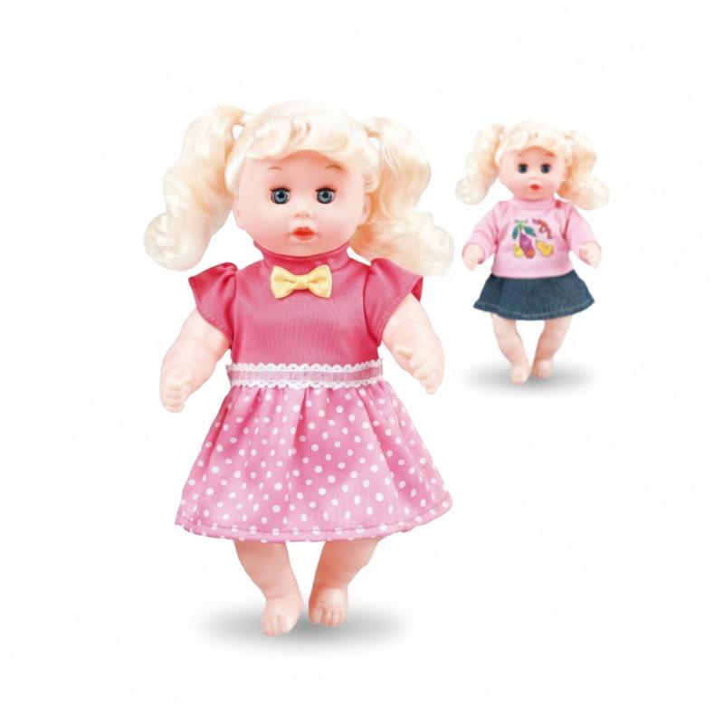 دمية بعلبة نافذة بجسم بلاستيك ورأس فينيل – 11 بوصة