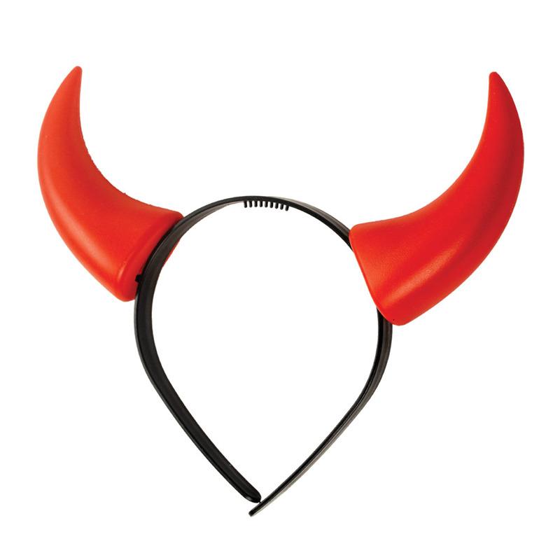 Mad Toys Spooky Red Devil Horns Headband Halloween Costumes