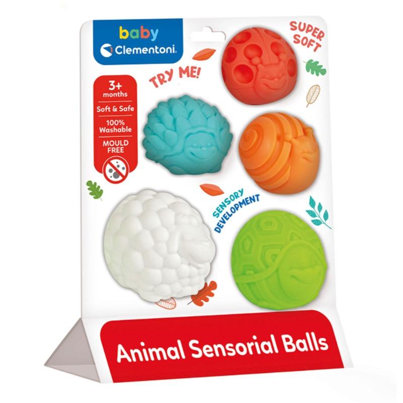 كلمنتوني بيبي - الكرات الحسية بأشكال الحيوانات