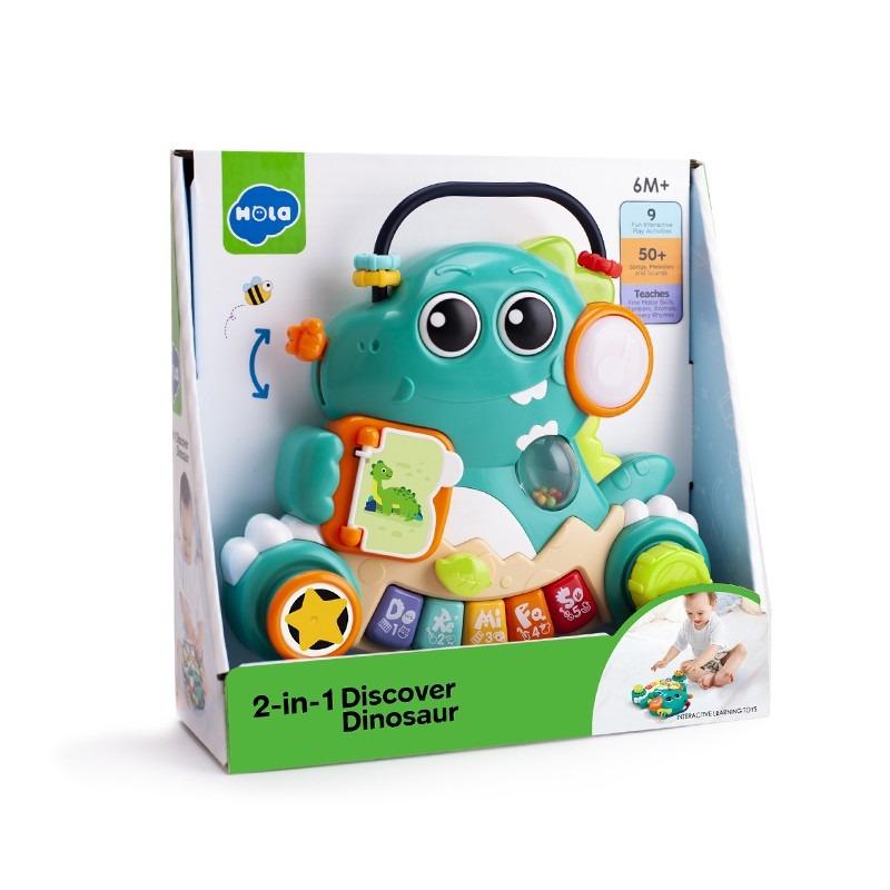 هولا - بيانو موسيقي 2 في 1 ديناصور