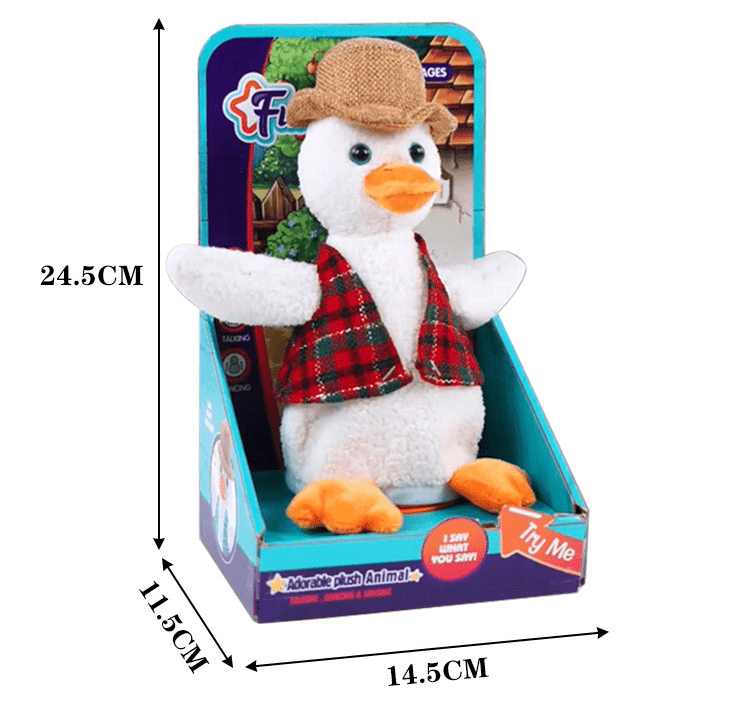 Fur Star Talking,Dancing And Singing Adorable Plush Animal - Duck