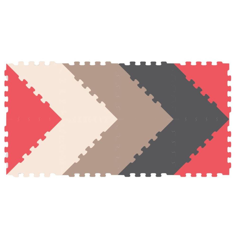 سونتا - حصيرة بازل 4 ألوان بتصميم المثلثات 16 قطعة