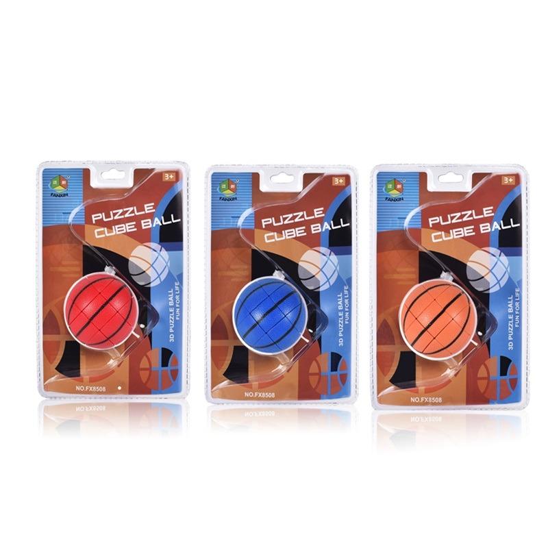 Basket Ball Magic Puzzle Cube - Multicolors
