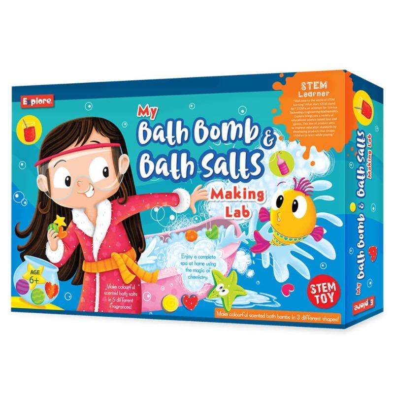 Explore My Bath Bomb And  Bath Salts Making Lab