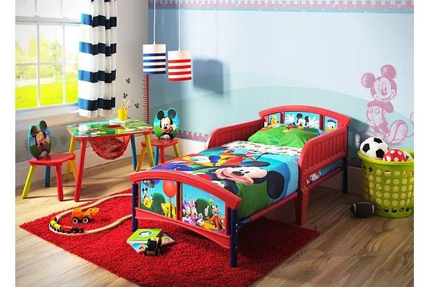 Delta Children Mickey Metal Frame Bed With Mattress