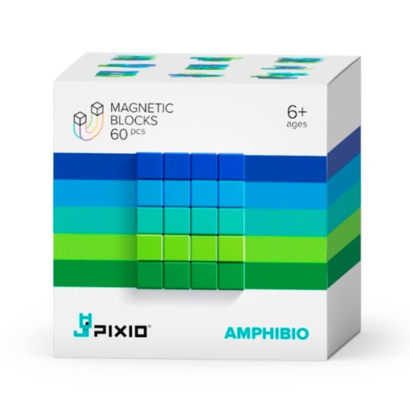 PIXIO Amphibio - 60 Magnetic Blocks