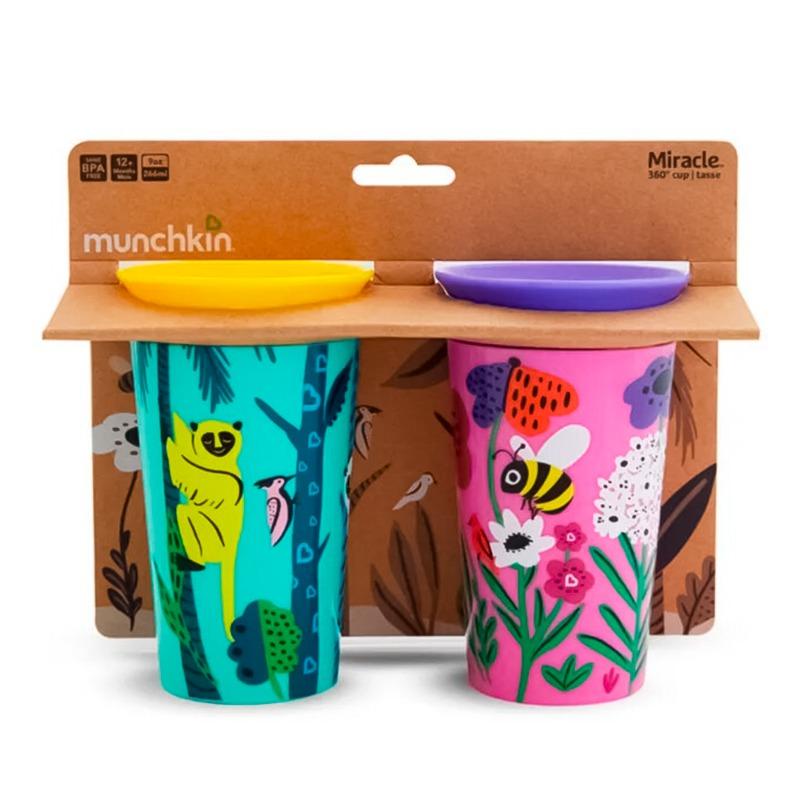 Munchkin Wild Love Miracle Cup 260ml Pack of 2