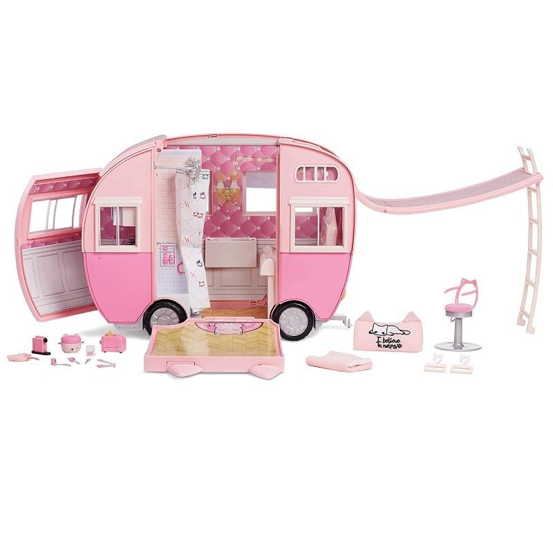 Buy 1 Get 1 Free Na Na Na Surprise Kitty Cat Camper Playset + Campground Tent Playset