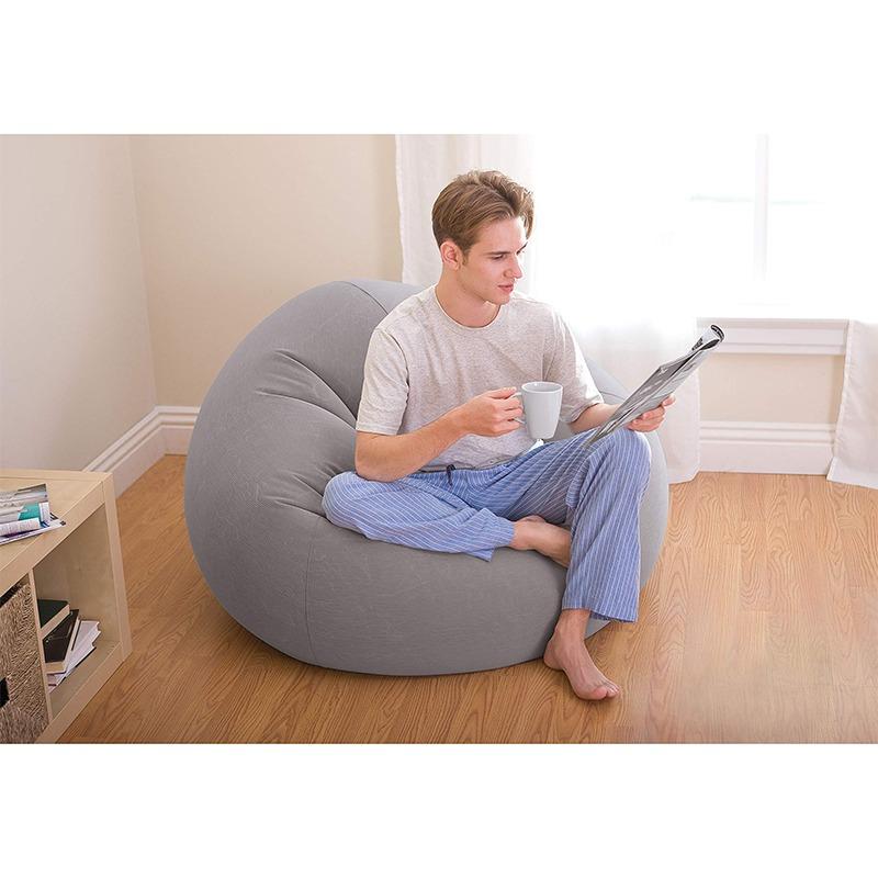 Intex Beanless Bag Chair - Grey