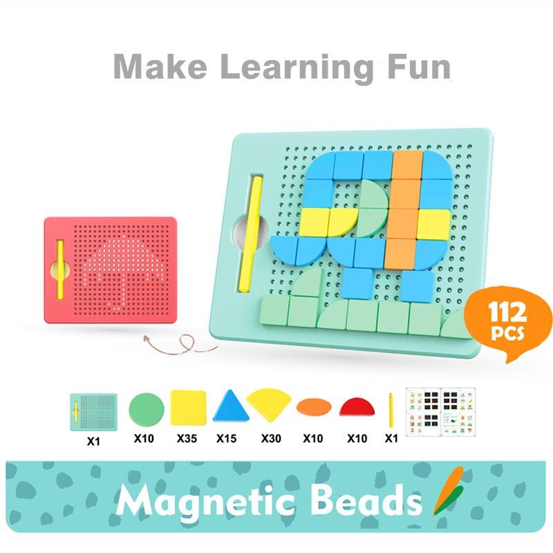 شينغو - لوحة بناء الخرز المغناطيسية 112قطعة