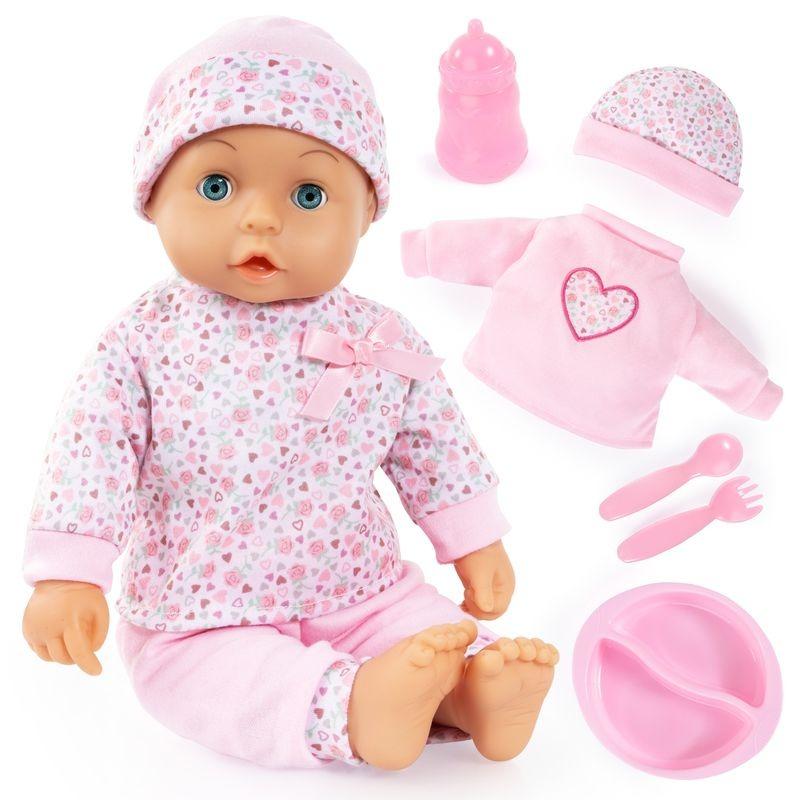 Bayer Baby Doll 38CM Bottle & Feeding Playset with Accessories