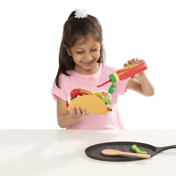 Melissa And Doug Fill And Fold Taco And Tortilla Set