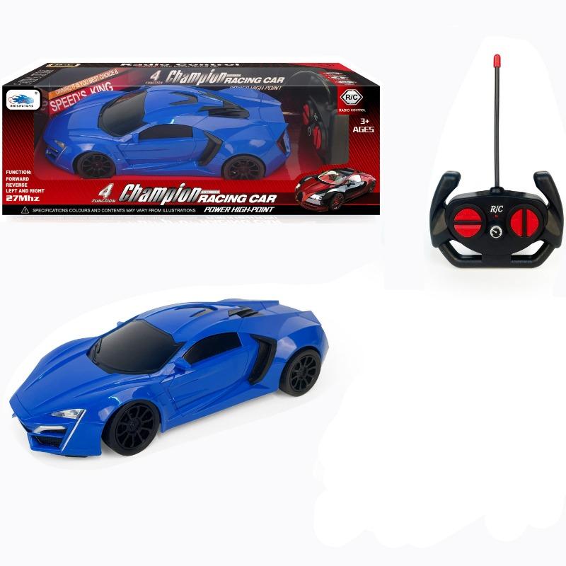 Champion 1:16 R/C Car W/Light Blue