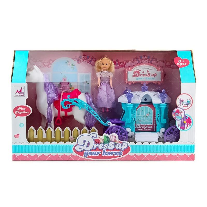Dress Up Your Horse Carriage With Doll