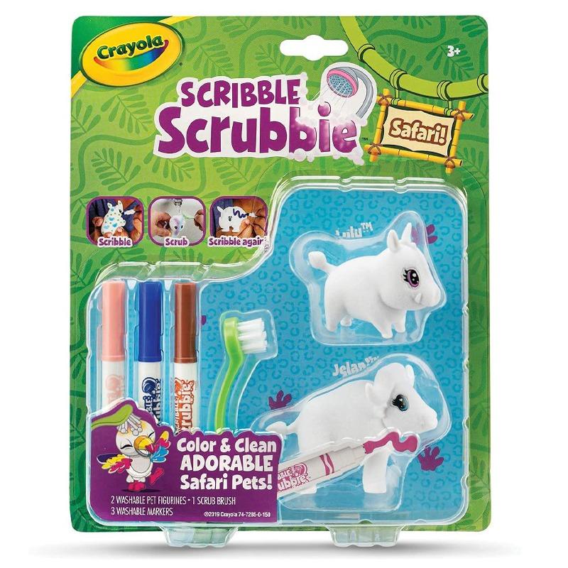 Crayola Scribble Scrubbie Safari Animals Set