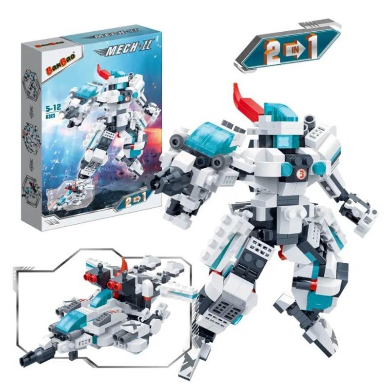 بانباو  - مجموعة بناء ترانسفورمرز من ميك 2 - 297 قطعة ستار بوليسمان