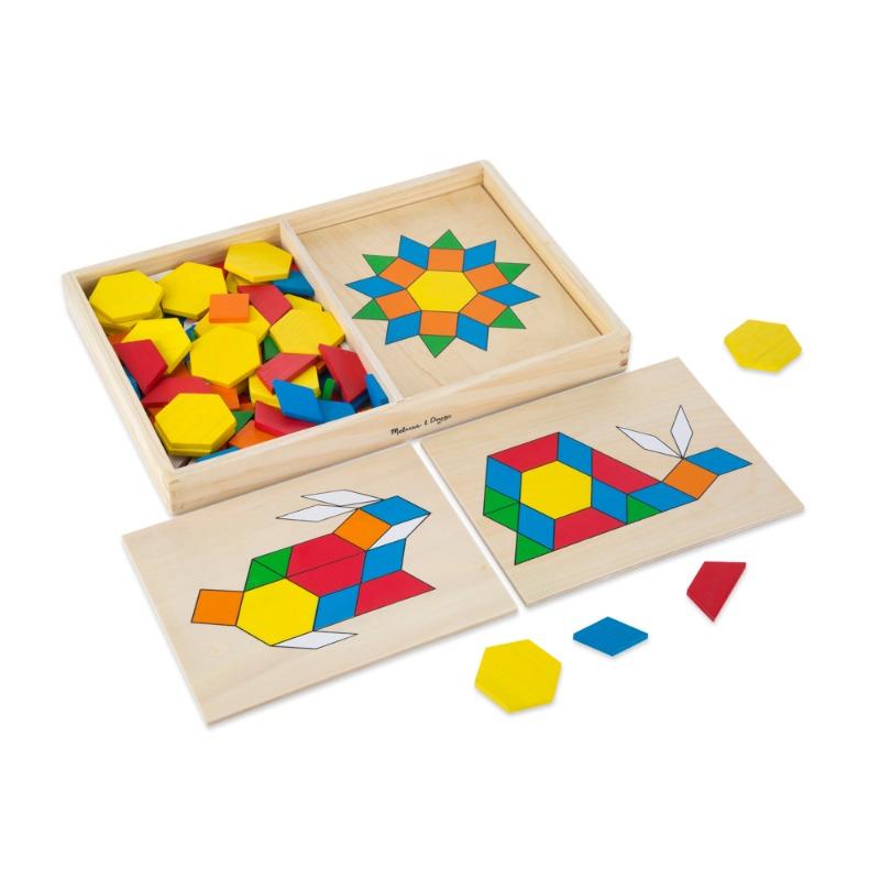 Melissa and Doug Wooden Building Blocks With 120 Solid Wood