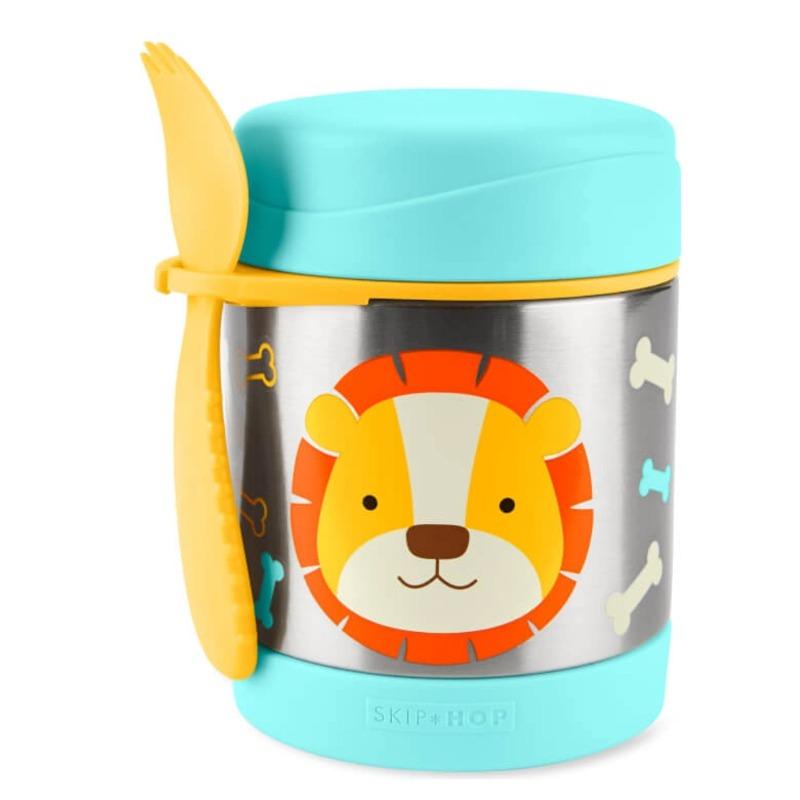 جرة طعام حديقة الحيوان شكل أسد