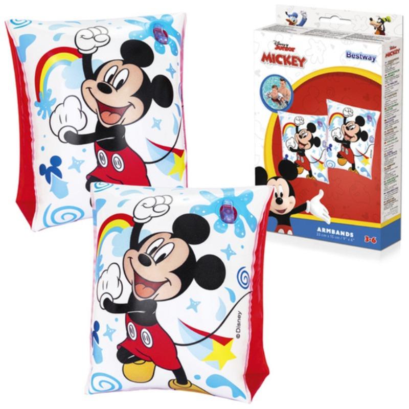 Bestway Mickey Mouse Inflatable Armbands -Safe Swim Support for Kids
