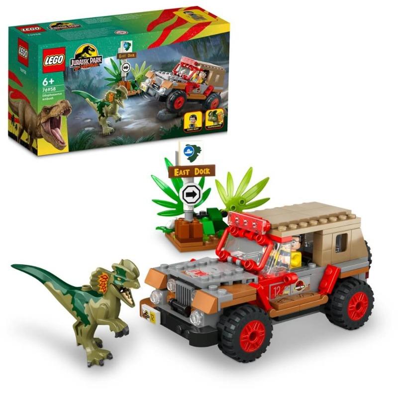 Lego Jurassic Park 30th Anniversary Dilophosaurus Ambush