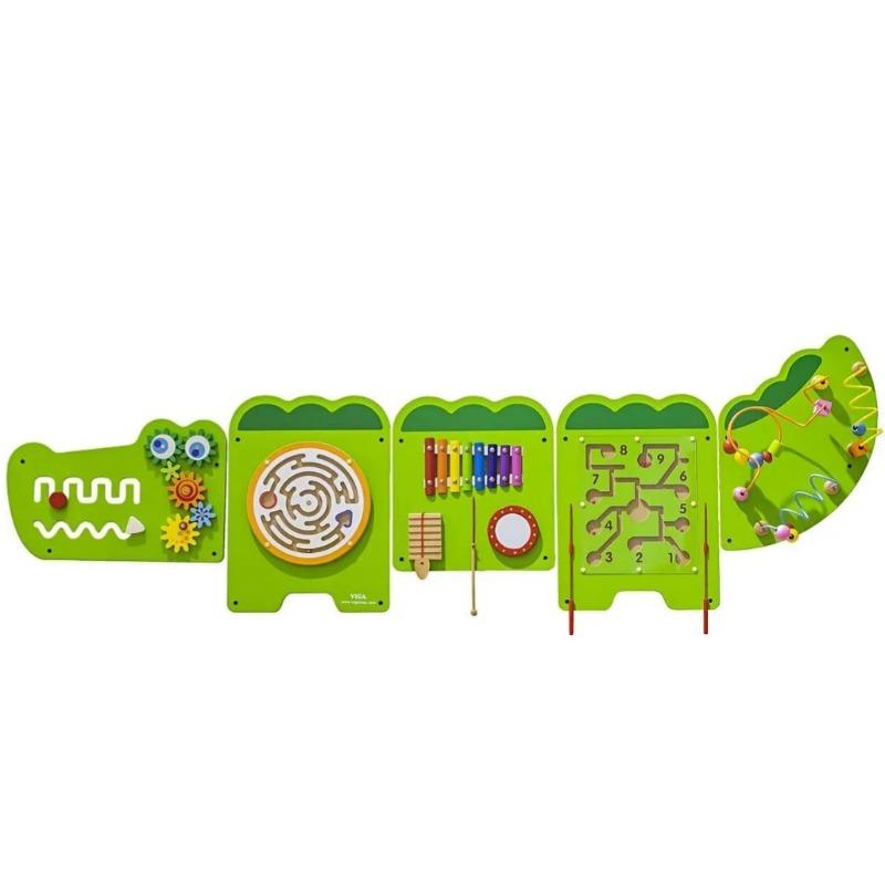 فيجا - لوحة الأنشطة عالحائط شكل تمساح