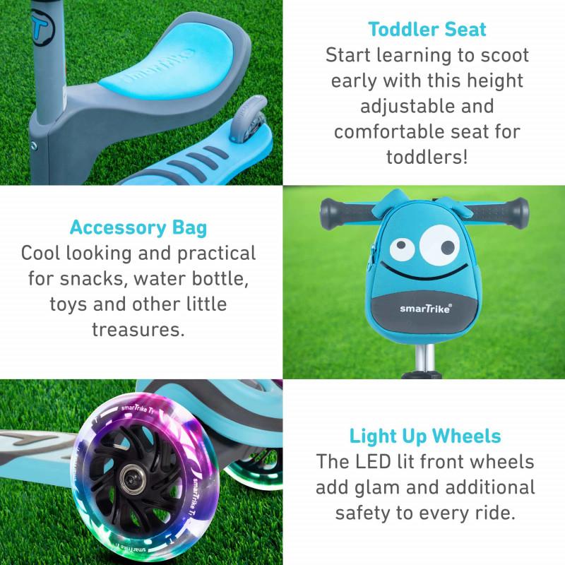Smartrike T1 Toddler Scooter - Blue