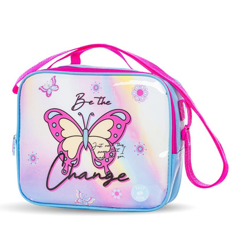 Eazy Kids Set of 5 Trolley 16" School Bag Combo - Butterfly