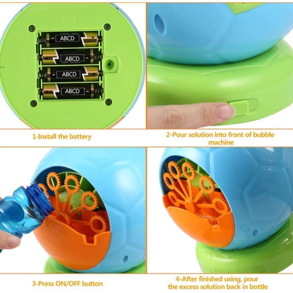 Wanna Bubble Football Shaped Bubble Machine