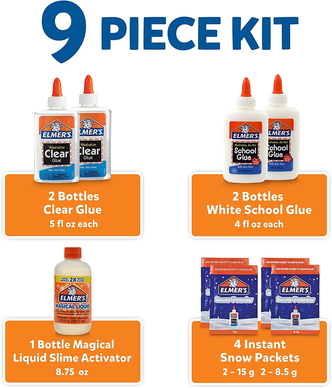 إلمرز - مجموعة سلايم الثلج - 9 قطع