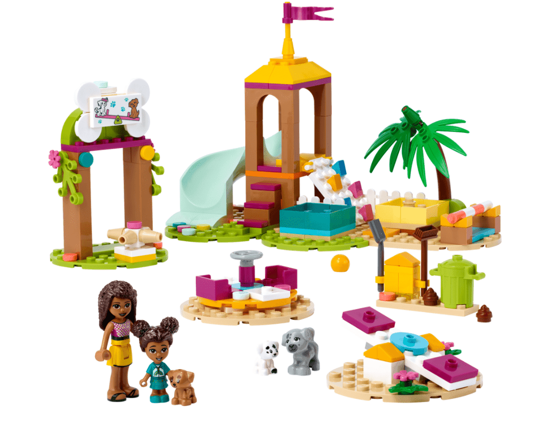 ليجو فريندز - مجموعة بناء ملعب الحيوانات الأليفة