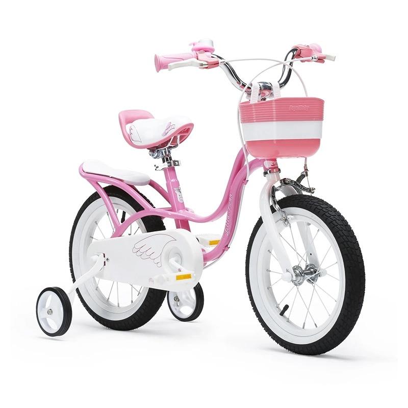 رويال بيبي - دراجة ليتل سوان مقاس 14 إنش لون وردي