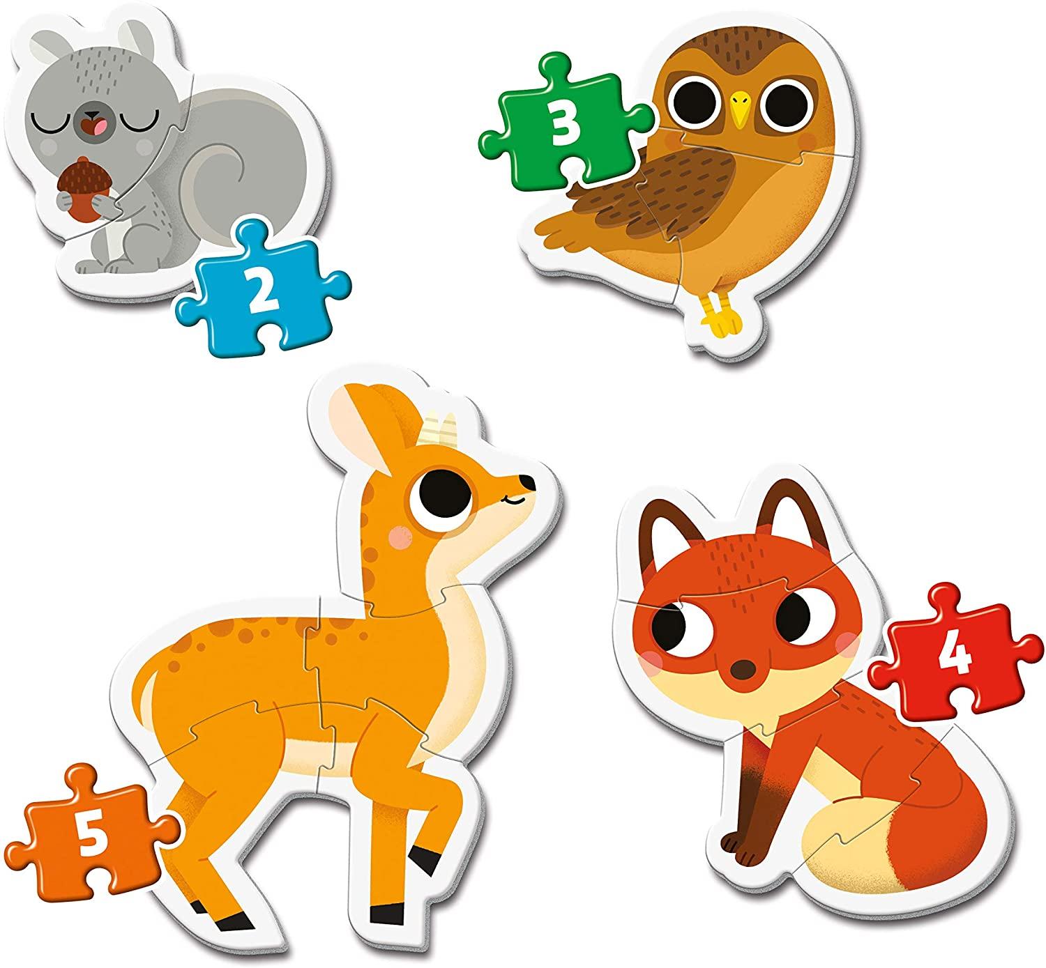 Clementoni 4 Forest Animals Puzzle