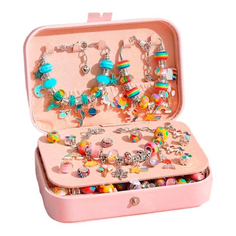 Dream Princess Jewelry Box 2 DIY Creative Beads 120 Pcs