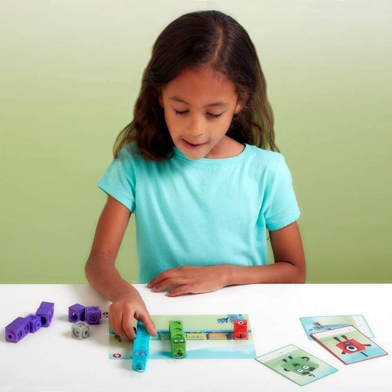 Learning Resources - Number blocks MathLink Cubes 1-10 Activity Set