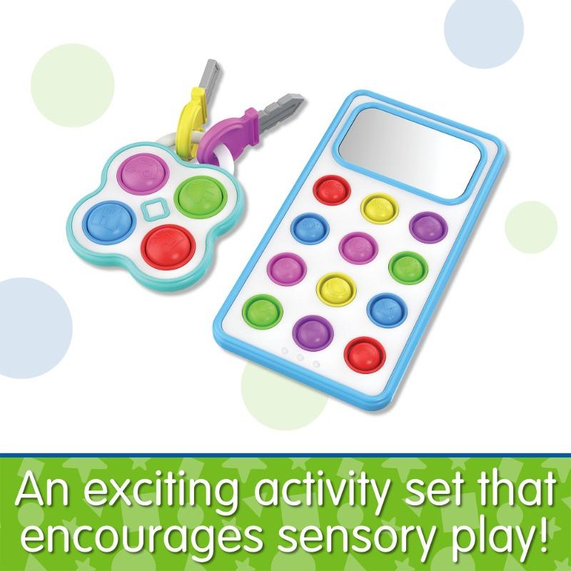The Learning Journey Pop and Discover Phone & Keys Activity Set
