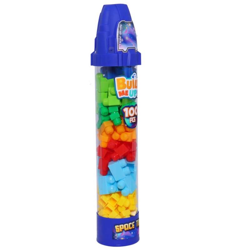 بيلد مي أب - مجموعة كتل بناء السفينة الفضائية 100 قطعة ألوان متعددة