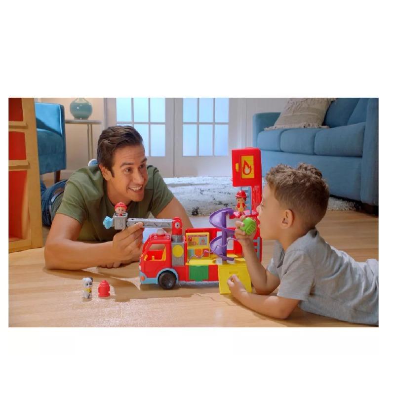 كوكوميلون - سيارة إطفاء مع شخصيتين نان و جي جي