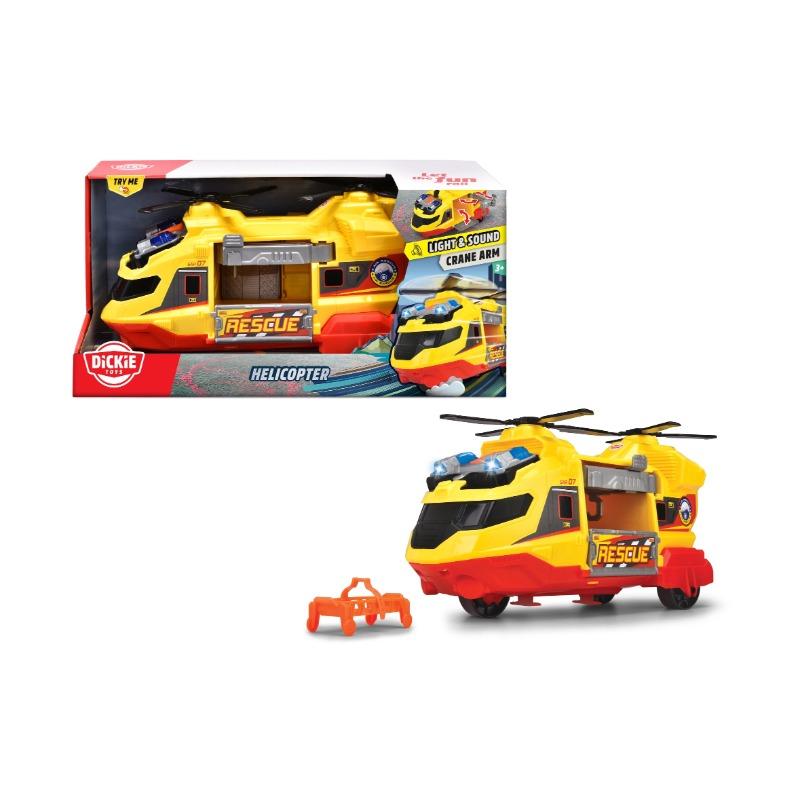 ديكي تويز - لعبة طائرة هليكوبتر الإنقاذ مزودة بأضواء واصوات