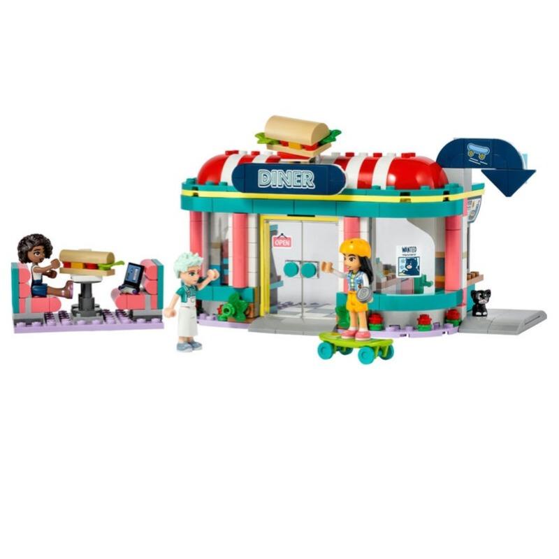 LEGO Friends Heartlake Downtown Diner Building Toy Set - 346 Pcs 41728