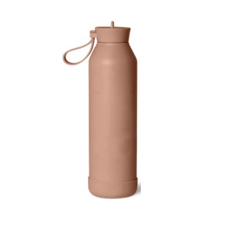 زجاجة ماء من الستانلس ستيل 750 مل – وردي بلّوش