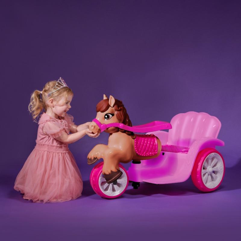 EVO RIDE ON PONY CARRIAGE 6V