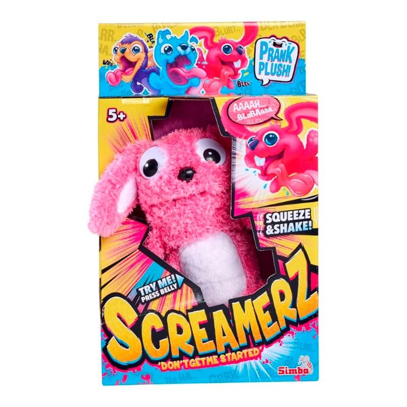 سيمبا - دمية قطيفة الأرنب سيمبا سكريمرز المتكلم 30 سم