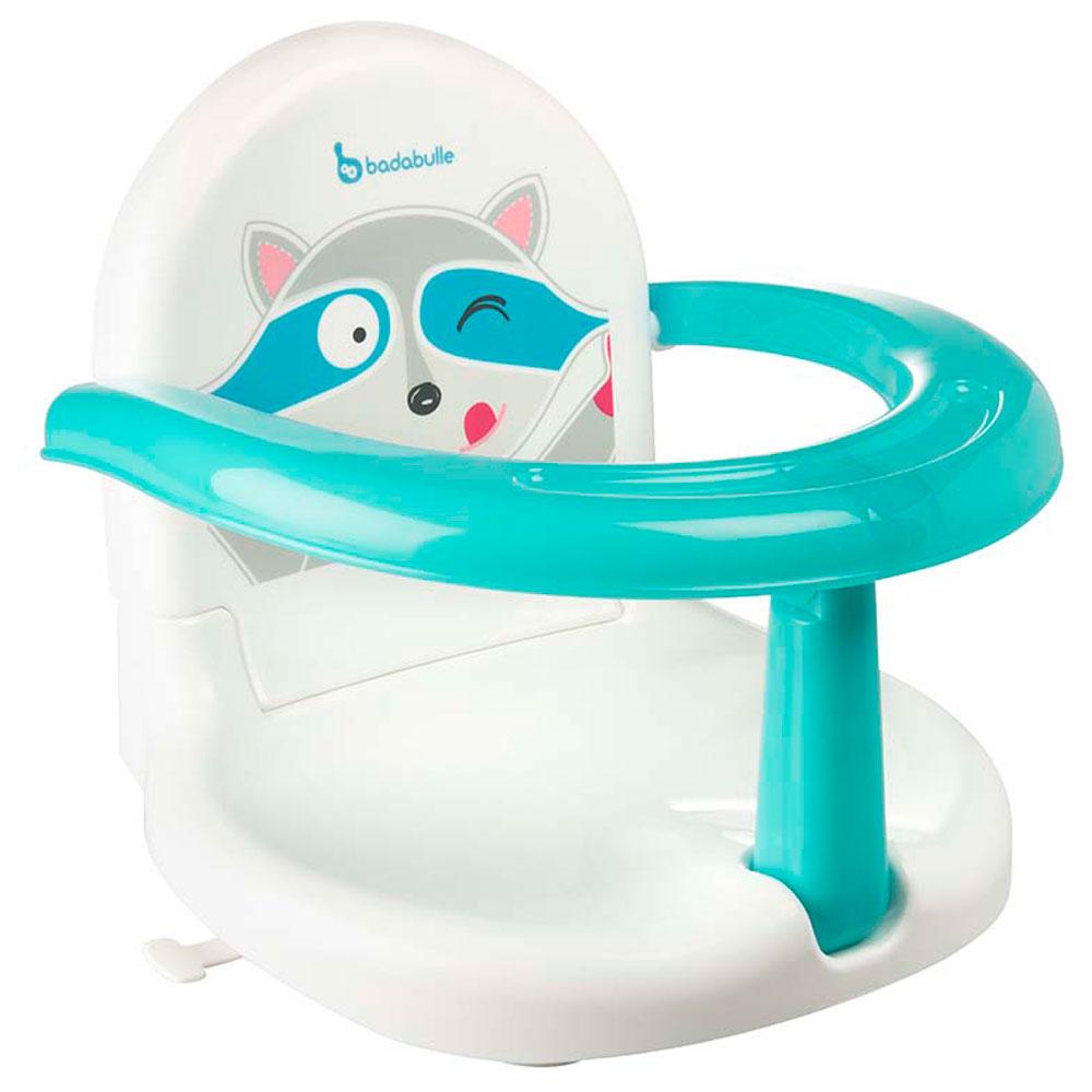 بادابول - مقعد استحمام للأطفال قابل للطي - أبيض