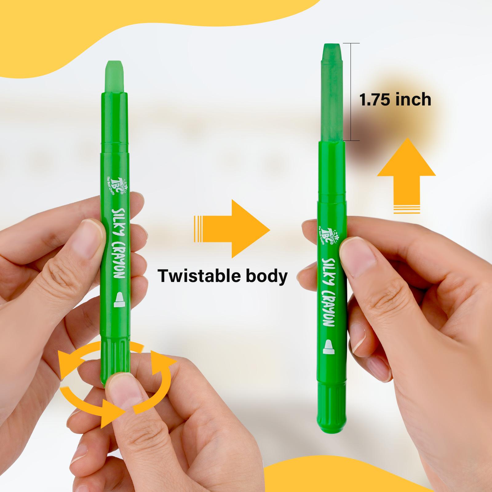 TBC Silky Crayons Set - 36 Colors