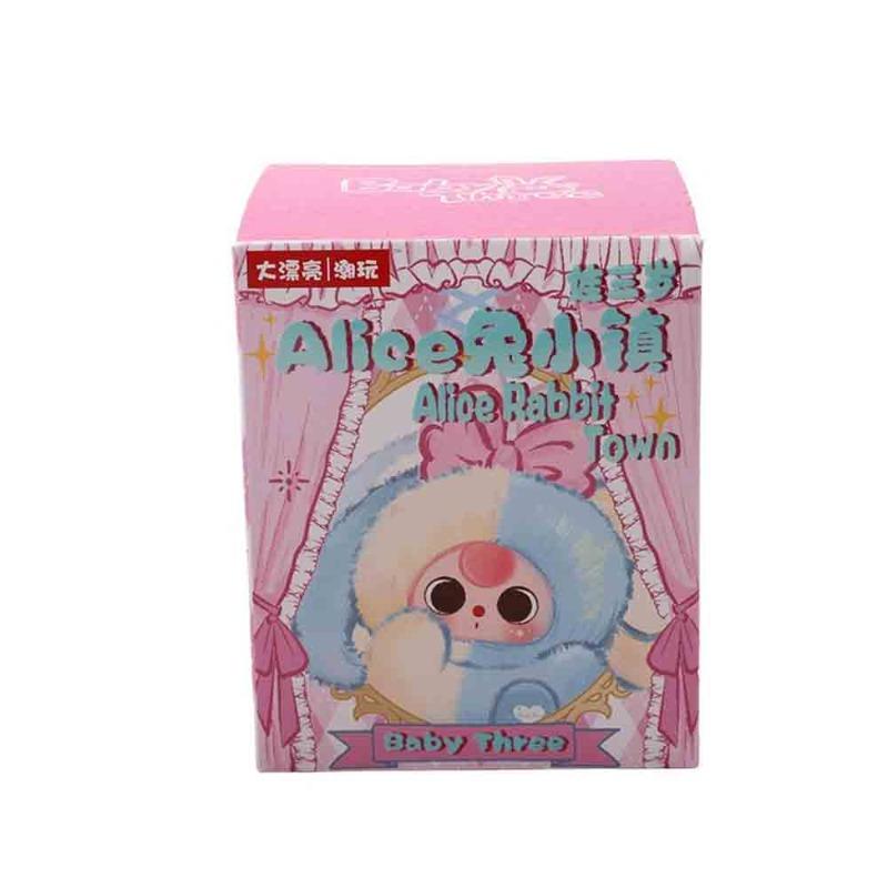 دمية Baby Three Alice Rabbit Town القابلة للجمع علبة مفاجأة