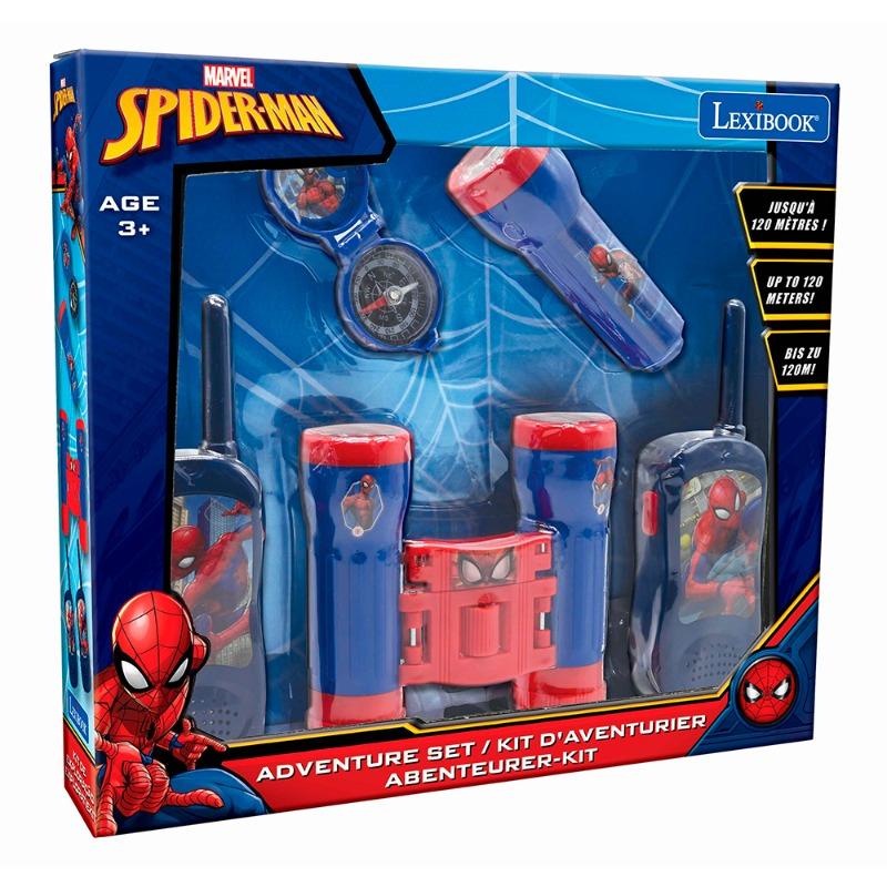 Lexibook Spider Man Adventure Set with Walkie Talkies