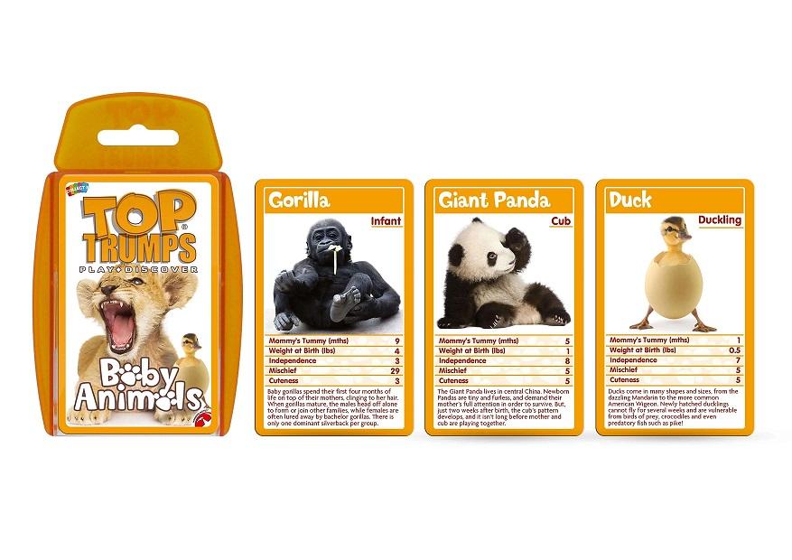 Top Trumps Baby Animals Card Game